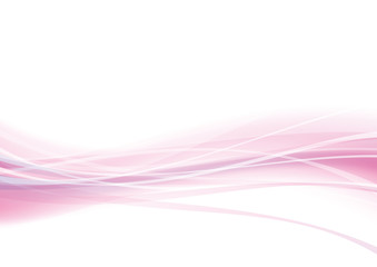 曲線　波　ピンク　背景