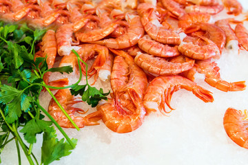 Prawns, fresh, chilled