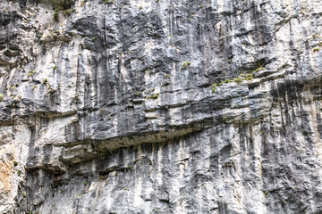 Rock formation in the mountains as a background
