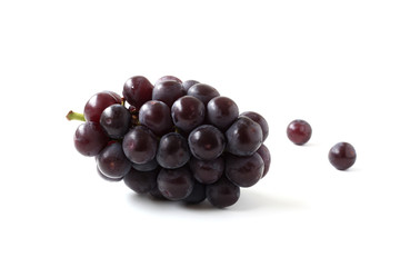 一房のぶどう 葡萄 デザート 白背景
