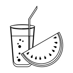 healthy diet eating lifestyle cartoon in black and white