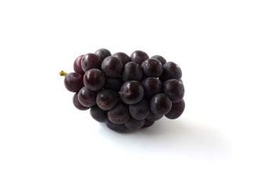 一房のぶどう 葡萄 デザート 白背景