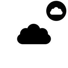 weather icon  - white vector icon