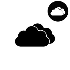 weather icon  - white vector icon