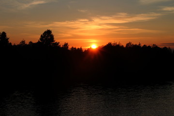 Obraz premium Sunset on the sea