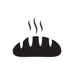 bread icon logo vector design template