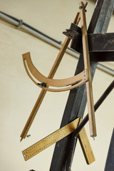 Woodworking shop. Machine tools, tools, devices for processing wood products.