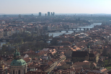 Naklejka premium paisaje urbano