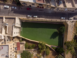 Strange Soccer pitch