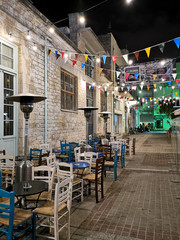 City Street in Limassol during carnival