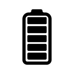 Battery vector icon. Accumulator illustration symbol. alkaline logo.