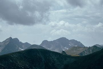 panoramic view of the mountains