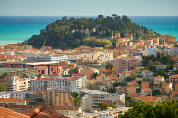 Fototapeta na wymiar Aerial view of Nice