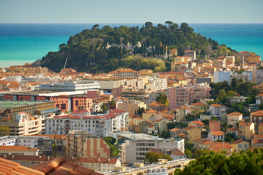 Aerial view of Nice