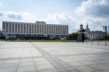 Piłsudski Square, previously Victory Square (plac Zwycięstwa, 1946-1990) is the largest square of Poland's capital Warsaw