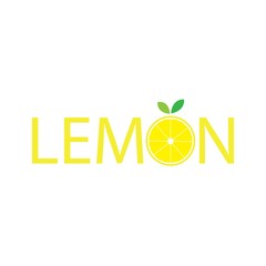 lemon logo vector
