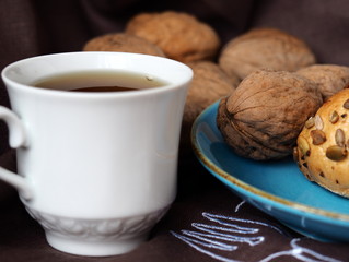cup of black tea for breakfast