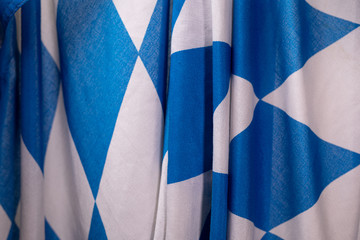 bavaria flag oktoberfest  blue and white