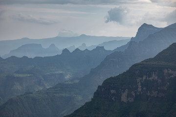 panorama, Simien Mountains, Ethiopia 