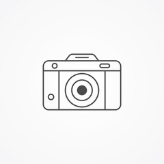 Camera vector icon sign symbol