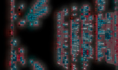 Software, web development, programming concept. Abstract Programming