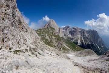 Trip over Tschager Joch, Rosengarten