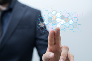 Protect Cloud Information Data Concept..