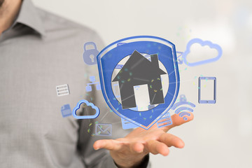 Model of the house and digital iot
