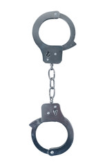 Handcuffs isolated on white