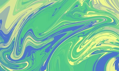 Marble ink colorful. abstract marble painting, can be used for fashion print, natural background or wallpaper. - Illustration