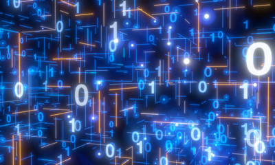 Software, web development, programming concept. Abstract Programming