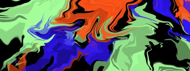 Marble ink colorful. abstract marble painting, can be used for fashion print, natural background or wallpaper. - Illustration
