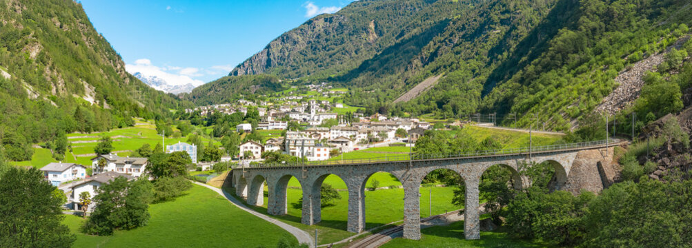 Das Kreisviadukt von Brusio 