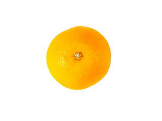 Top view of red bloody orange.