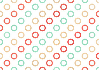 Watercolor circles pattern.