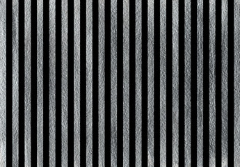 Silver painted striped background.