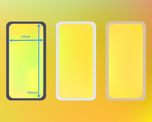 Mesh, multicolor phone backgrounds kit.
