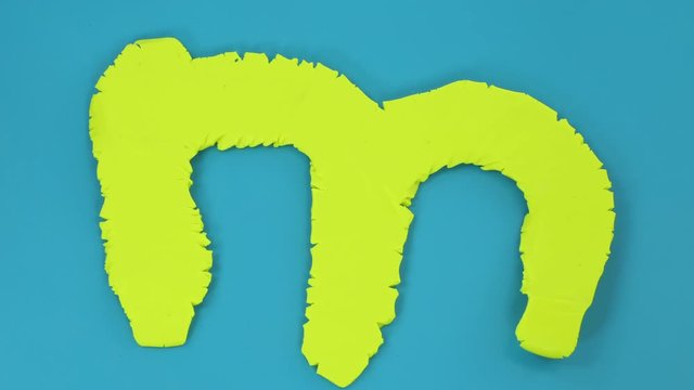 Clay animation is always a great fun element to add to your movie. Clay Animation Letter m.