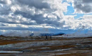 Fototapeta na wymiar Iceland Sulfur Springs