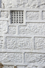 White brick wall