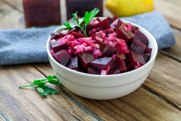 beet salad with cheese