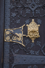 Door Handle of Romer City Hall; Romerberg Square; Frankfurt