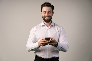 Checking the latest news. Happy funny photos. Joyful videos. Having a great fun.