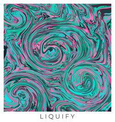 Abstract liquid paint background