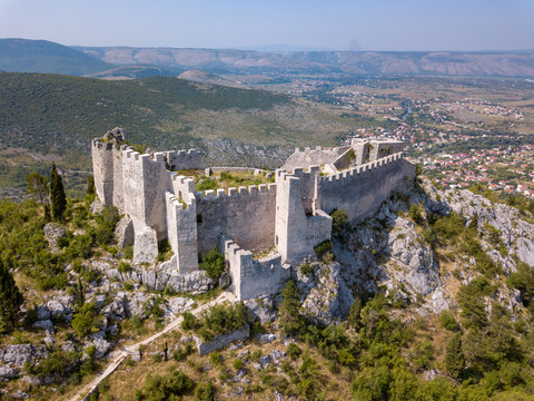 Blagaj Fortress locally known as Stjepan grad, is a town-fortress complex near the town of Blagaj, Bosnia and Herzegovina. It is positioned above the source of the river Buna.