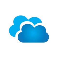 Fototapeta premium cloud logo vector