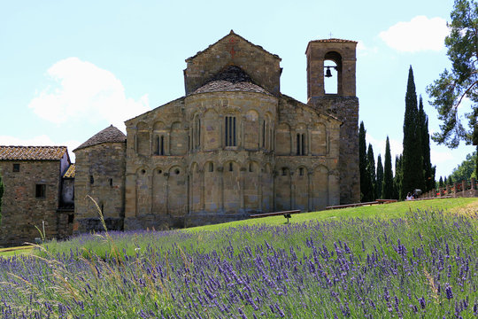 The pieve of S. Pietro in Romena, Tuscany, Italy.