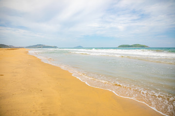 Fototapeta na wymiar Beautiful view of Shimei Bay Beach, Hainan, China