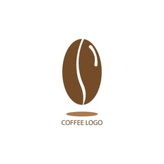 coffee bean logo vector