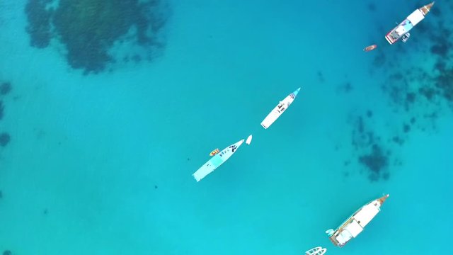 Aerial View at Komodo National Park West Nusa Tenggara Barat Indonesia